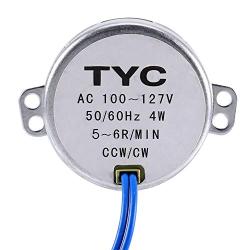 Synchronous Motor Large Torsion Low Consumption Turntable 50/60Hz AC 100-127V 5-6RPM/MIN CCW/CW 4W Industrial Machinery Equipment