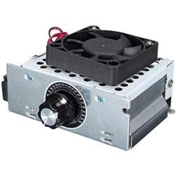 Electric Voltage Regulator Dimmer Temperature Motor Speed Controller With FanAdjustableEasy
