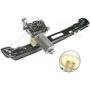 Rear Passenger Side Power Window Regulator with Motor for Ford Focus 2000-2007