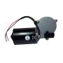 AZSSMUK DC Permanent Magnet Carbon Brush Garage Door Gear Motor Reversible Power 30W (12V, Right Double-Flat Shaft, 50RPM)