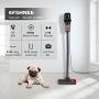 EFSHREE Corded Stick Vacuum Cleaner, Handheld Vacuums 17KPA Powerful Suction 600W Motor Vacumecleaner, Lightweight Vacuum Cleaners Pet Hair Floor & Carpet (Black)