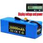 Wnicek 36V 20Ah Electric Bike Battery E-Bike Li-Ion Battery Rechargeable Battery Pack Fit ?for 750W 500W 350W 250W 200W Electric Bicycle Motor with 42V 2A Charger