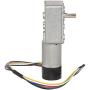 DC Turbo Worm Metal Gear Motor with 48CPR Hall Sensor Encoder 12V Low Speed 9RPM for Arduino Robot Control