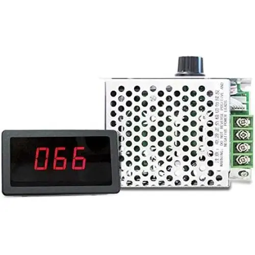 Stayhome 1pcs CCM6DS-D 12V 24V 36V 48V 60V 80V DC 30A PWM Variable Digital LCD Display DC Motor Speed Controller with Case