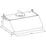 Empava Cabinet Range Hood with 500 CFM Dual Motor and 36