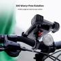 Bike Phone Mount Holder, camperig Motorcycle Phone Mount for iPhone Android and GPS Devices