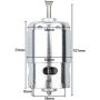 Ellbest DC Motor 12V 6000 RPM Mini Gear Motor High Torque Electric Micro Speed Reduction Geared Motor Centric Output Shaft 50mm Diameter Gearbox