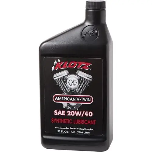 Klotz American V-Twin Victory Synthetic Engine Oil, 20W/40, 32 ounce quart