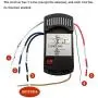 Universal Ceiling Fan Remote Control Kit with dimmer for AC 3-Speed Ceiling Fan Replacement for Hampton Bay Harbor Breeze Hunter UC7078T Fan-HD5 L3H2010FANHD RR7079T CHQ7078T FAN28R Fan-HD Kit