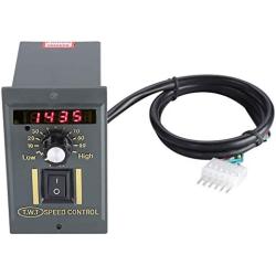 Motor Speed Controller, AC 220V 0-1450rpm Digital Adjustable Stepless Motor Speed Regulator 50Hz 15-400W(250W)