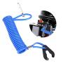 Engine Stop Switch Lanyard,2 pcs Outboard Engine Ignition Emergency Kill Stop Switch Safety Tether Lanyard for Outboard Engine Motor Kill Switch 12V Kill Switch Blau