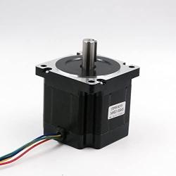 Nema 34 Stepper Motor 5.5A 4.5Nm (640 oz-in) 80mm Length for CNC Router Mill Lathe