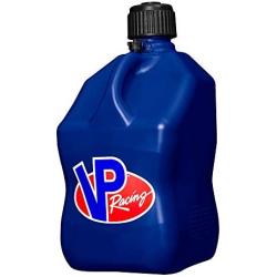 VP Racing Fuels 5-Gallon Square Motorsport Utility Container Blue & Hose Kit with Cap