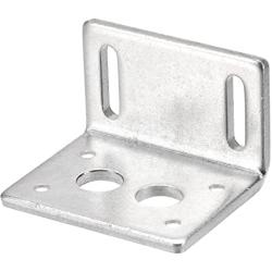 MECCANIXITY Motor Bracket Motor Mounting Holder 30x46x38mm Silver Tone for Worm Gear Motor