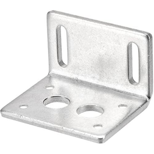 MECCANIXITY Motor Bracket Motor Mounting Holder 30x46x38mm Silver Tone for Worm Gear Motor