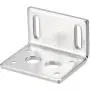 MECCANIXITY Motor Bracket Motor Mounting Holder 30x46x38mm Silver Tone for Worm Gear Motor
