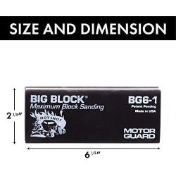 Motor Guard - Big-Block Maximum Sanding Block 6-1/2 (BG6-1), One Size