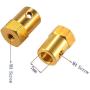 Synchronous Synchron Motor,Turntable Motor,Electric Motor With Lamp Cord For Cup Turner,cuptisserie,Tumbler Cup Rotator with 7mm Flexible Coupling Rotisserie 100-127VAC 50/60 Hz 4W CCW/CW(3PCS 5-6RPM)