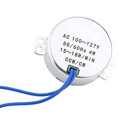 Turntable Synchronous Synchron Motor 50/60Hz Frequency AC 100~127V Geared Motor CCW/CW 4W(15-18RPM)