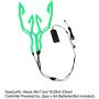 EMVANV Motorcycle Helmet LED Strip - Night Riding Sticker LED Strip Warning Motorcycle Helmet Light Signal Flashing