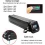 Jieoto E-Bike Lithium Ion Battery 48V 18AH with 3A Charger Battery for Folding Electric Bike for 800W/500W/350W/200W Motor, Conversion Kit Electric Bicycles