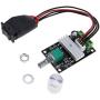 PWM DC Motor Governor 6V12V24V 3A Adjustable Speed Controller With Forward Reverse Switch Rotatable Control Knob Pack of 2