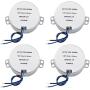4PCS Synchronous Motor for Microwave Oven, Fan, Christmas Tree, Dish Washer Machine, Hot and Cool Purifier Fan, AC Motor. 120V 60HZ, 4W(max), 4.1/5RPM, CW/CCW, 6.0kgf.cm(min)（Round Shaft）