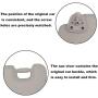 Driver Left Side Sun Visor Compatible Toyota Highlander 2004-2007 Replacement Number 74320-48260-A0 Beige