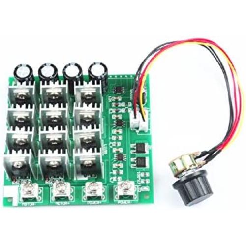 KNACRO 60A high-Power pwm DC Motor Speed Controller 12V 24V 36V 48V DC 10-55V Maximum Power 3000W SCM Drive Motor Controller Module