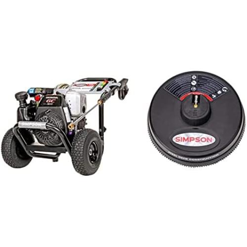 Simpson Cleaning MSH3125 MegaShot Gas Pressure Washer Powered by Honda GC190, 3200 PSI at 2.5 GPM, Black & 80165, Rated Up to 3700 PSI Universal 15