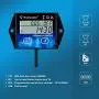 Runleader Digital LCD Tach/Hour Meter,Maintenance Reminder,Multiple Display with Backlight for Garden Tractor Wood Splitter Brush Cutter Generator Compressor ATV Paramotor Outboard Motor Motorbike. Runleader Digital LCD Tach/Hour Meter,Maintenance Reminder,Multiple Display with Backlight for Garden Tractor Wood Splitter Brush Cutter Generator Compressor ATV Paramotor Outboard Motor Motorbike.