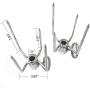 BBQ Grill Rotisserie Replacement Kit Stainless Steel Rotisserie AC Motor Plus Universal Meat Spit Forks for Weber CharBroil CharGriller Grill Pro etc