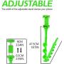 TORMEN Cute Caterpillar Lazy Bracket Mobile Phone Suction Cup Holder Worm Flexible Mobile Phone Apply to Car Bike Motorcycle Kitchen Wall Glass (Green)