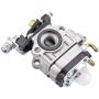Metal Carburetor Carb for 33CC 36CC Engine Pole Chainsaw Hedge Trimmer Replacement
