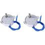 Yosoo 2pcs Turntable Synchronous Synchron Motor 50/60Hz AC 100~127V 4W for Hand-Made, School Project, Model (15-18RPM)