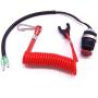Outboard 398-06830-0 345069300M 353068200M 361069300M 353068201M 398068300M Kill Stop Switch Safety Tether Lanyard Cord for Tohatsu for Nissan for Mercury Mariner Mercruiser Quicksilver Boat Engine