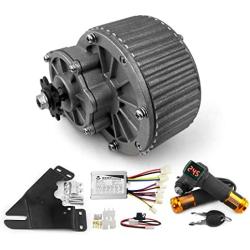 450W Electric Brush Motor and Controller and Throttle Handle Battery Voltage Display Unite Motor MY1018 Economic Electric Motor