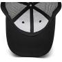 ARKOSKNIGHT Cotton Dad Cap Embroidered Hats Baseball Cap Tesia-Logo- Snapback Vintage Mesh Hats Adjustable Hat Fashion Street Dancing Sports Travel(Mesh Black)