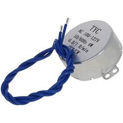 Jutagoss TYC-50 Synchronous Motor, Turntable Synchron Motor 4 Watt AC 110V 0.8-1 RMP Low RPM Motor,Cup Turner Spinning Motor CW/CCW Direction for Hand-Made,School Project,Model,Rotisserie 1Pcs