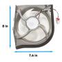PERTF Refrigerator Condenser Fan Motor Assembly DA97-12842A,DA97-15765A, DA97-15765C Compatible with Samsung Refrigerator