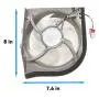 PERTF Refrigerator Condenser Fan Motor Assembly DA97-12842A,DA97-15765A, DA97-15765C Compatible with Samsung Refrigerator