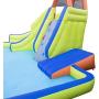 BANZAI Inflatable Arcade Splash Water Park - Slide, Splash & Have a Blast! - SkeeBall Toss, Soccer & Basketball