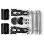 L-faster Components for Mountain Skateboard Without Motor Off-Road Skateboard Belt Drive Motor Bracket Trucks with Protect Cover
