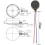 Magic&Shell 6PCS DC 3V 85mA 12000 RPM Flat Mini Vibrating Vibration Motor Coin Motor for Mobile Phone 10x2.7mm