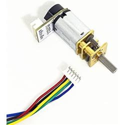 Jutagoss 1Pcs Miniature Gear Motor GA12-N20 DC Gear Motor 6V 100RPM Encoder Speed Velocity Measurement Mini Car Balance Motor