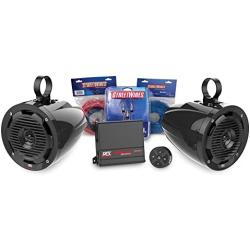 MTX Motorsports BORVKIT1 Bluetooth Controlled Sound System. Tower 2-Speaker & Amplifier Off-Road Motorsports Package