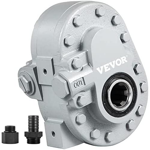 Bestauto Hydraulic Pump 7.4GPM Hydraulic Motor 540RPM Log Splitter 2500PSI Hydraulic Splitter SAE 16 Outlet Port Hydraulic Pump for Log Splitter for Truck Tailgate Lift,Scissor Lift, Dump Trailer