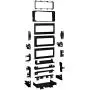 Metra 99-4644 GM Multi-Kit with Shelf 82-Up -Black & SCOSCHE GM01B Car Speaker Wiring Harness Connector Kit for 1978-87 General Motors