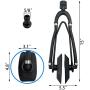 ISURE MARINE Universal Rectangular Dual Water Feed Outboard Motor Water Flusher Boat Ear Muff Engine Flusher for Marine Boat