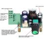 Omabeta Adjustable Power Supply Module, Voltage Regulating 2 to 4 Wire Interface Fan Speed Control Board DCDC with LED Indicator for DC Brushed Motor